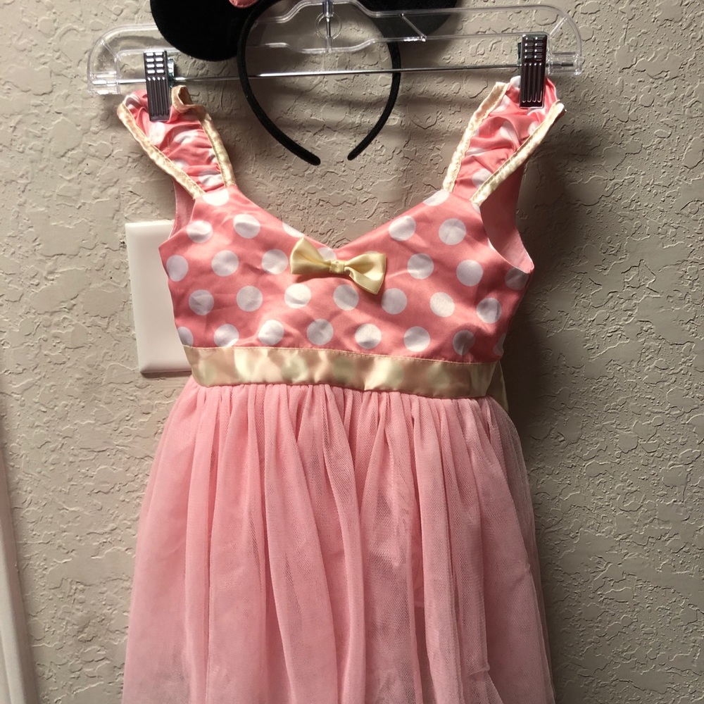 Toddler’s tutu Minnie Mouse dress